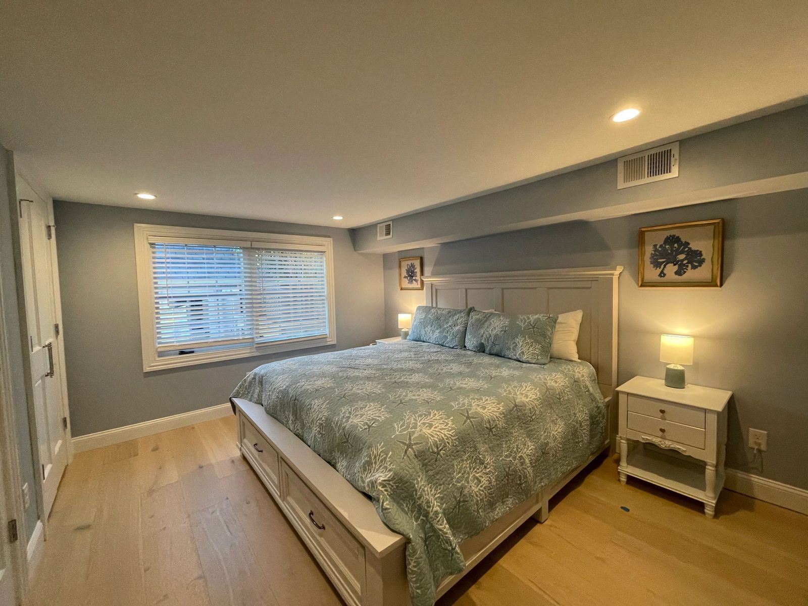 Bedroom with king bed